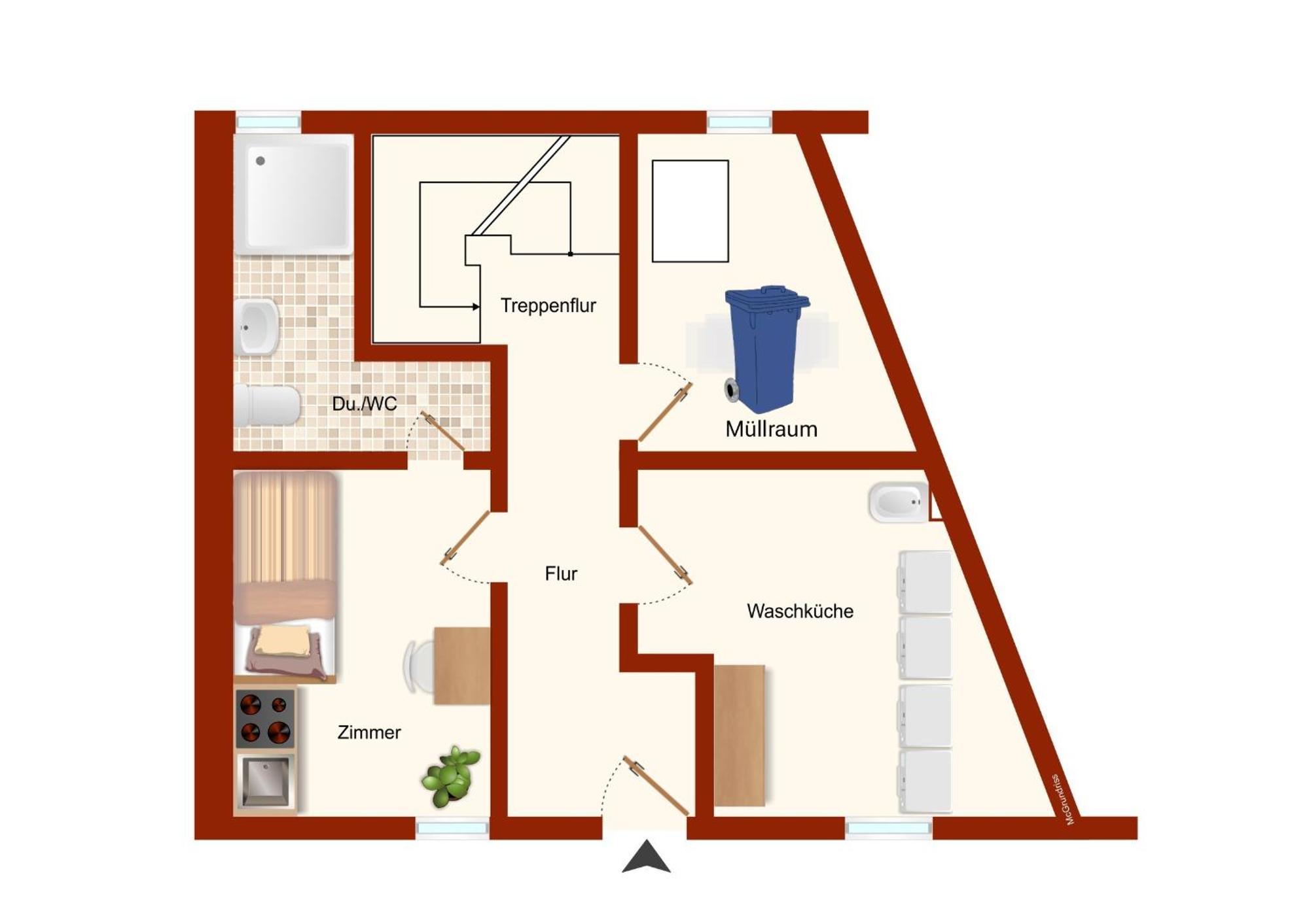 Kleine Wohnung Fuer Singles Daun Esterno foto